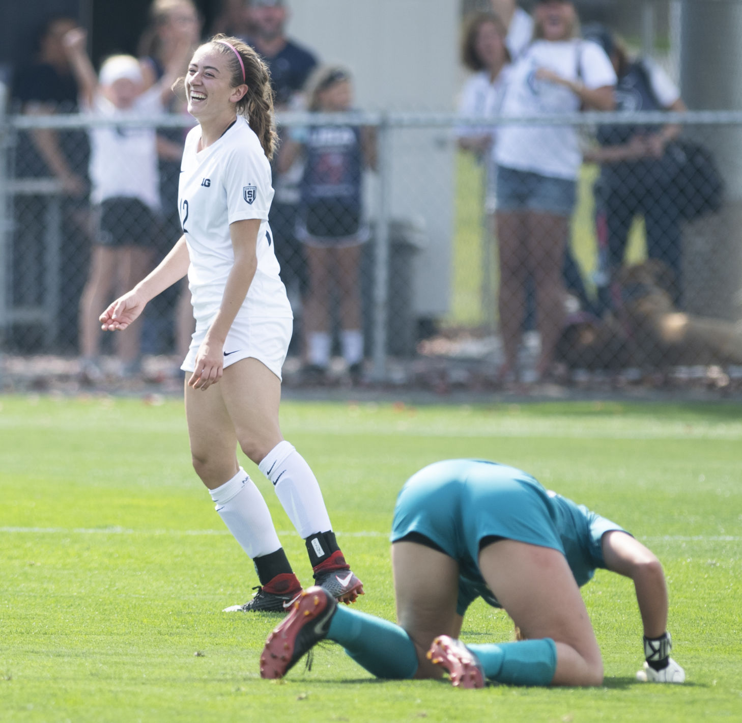 Women's soccer vs. Michigan State, Linnehan (12)